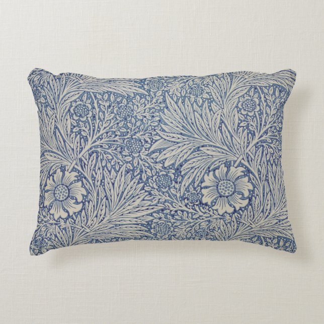 Almofada Decorativa Design do papel de parede do "cravo-de-defunto", (Frente)