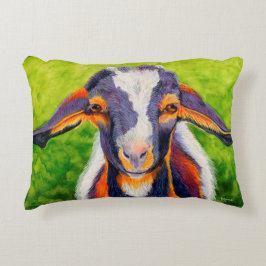 Almofada Decorativa Design do travesseiro dois da cabra do bebê um