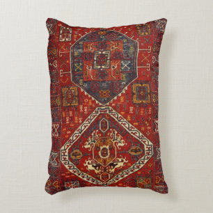 Almofada Decorativa Design oriental do tapete na obscuridade - no5