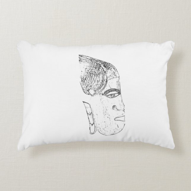 Almofada Decorativa design tête femme africaine (Frente)