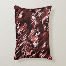 Desorganização de lâminas vermelhas rasgadas ou ma