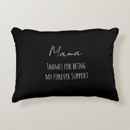 Almofada Decorativa Dia das Mães, Obrigado por Ser Meu Apoio Eterno