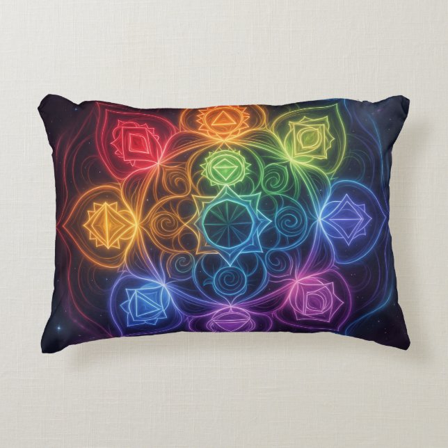 Almofada Decorativa Die 7 Chakren´3 (Frente)