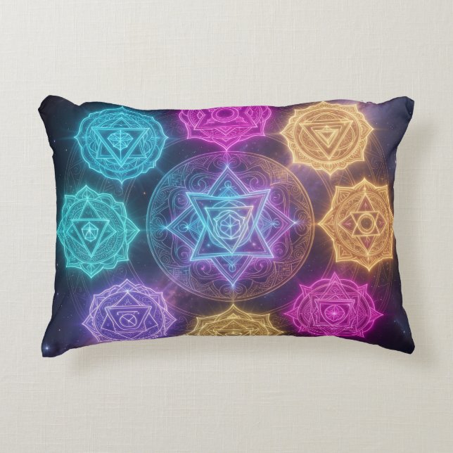 Almofada Decorativa Die 7 Chakren´6 (Frente)