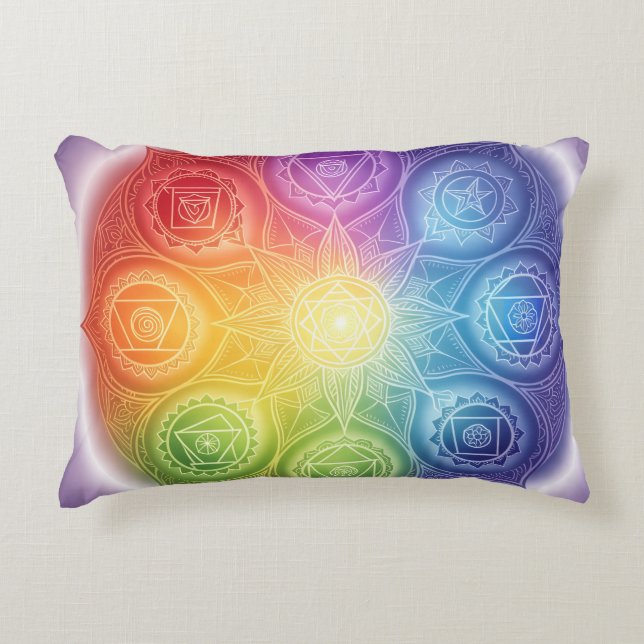 Almofada Decorativa Die 7 Chakren´9 (Frente)
