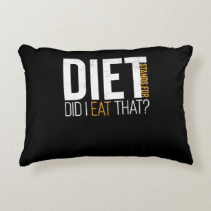 Almofada Decorativa Diet Eu Comi Aquela Piada Engraçada De Malhação