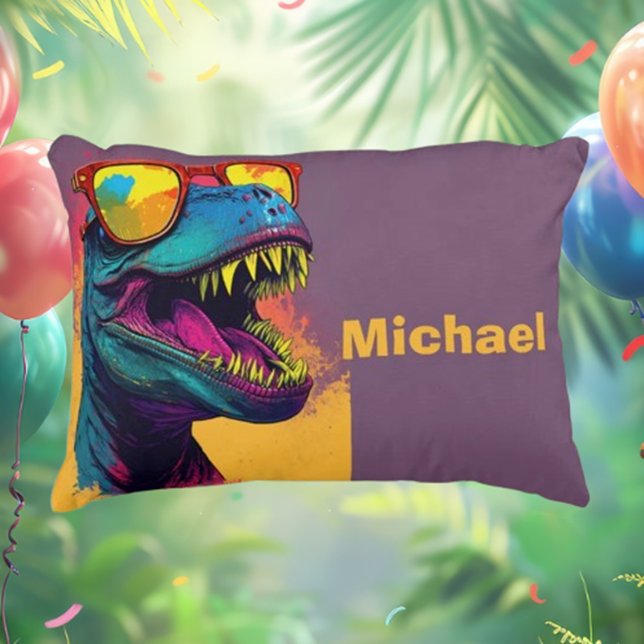 Almofada Decorativa Dino T Rex Kids (Embrace your dino dreams with our unique dinosaur bedding and pillows! )