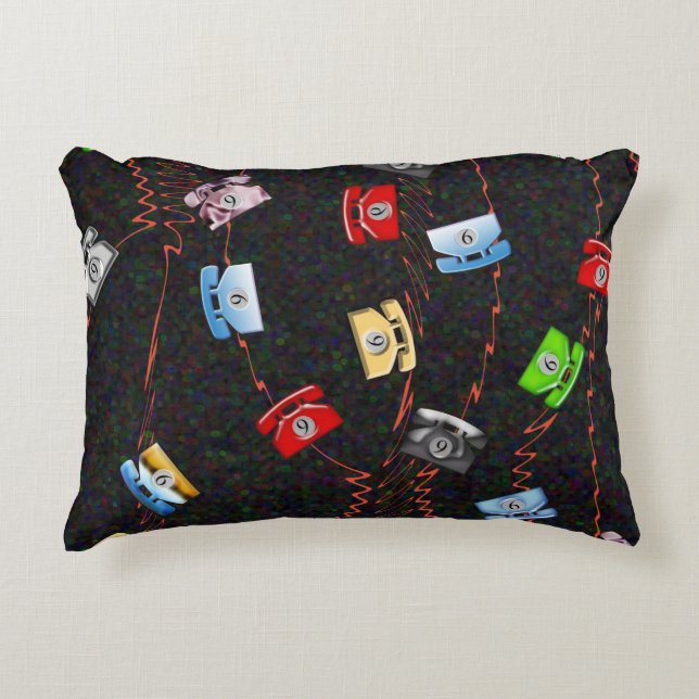 Almofada Decorativa Discar 9 para uma linha externa. (Frente)