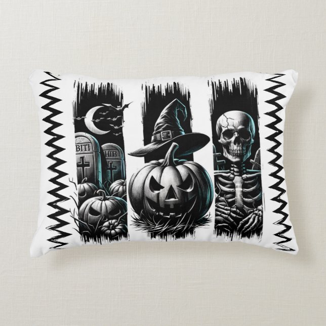 Almofada Decorativa Dividir Sombras - Uma Trio de Terror (Frente)