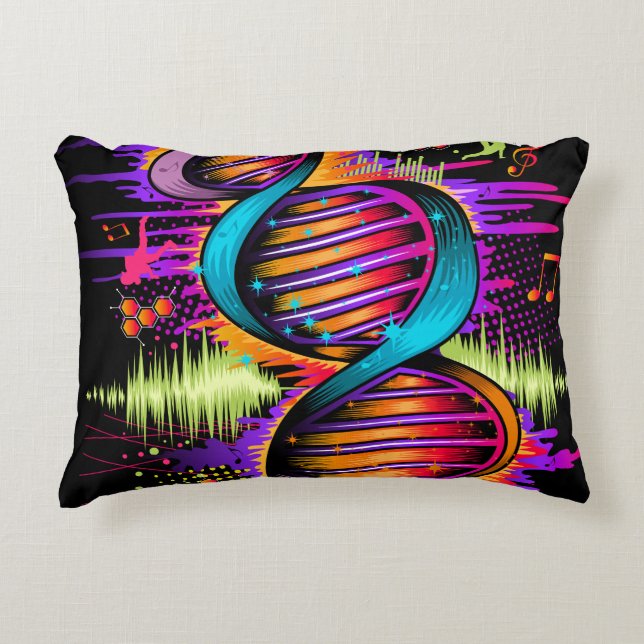 Almofada Decorativa DNA musical (Frente)