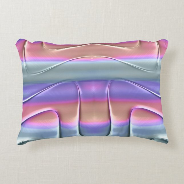 Almofada Decorativa ~ DOCE NO PASTEL ~ Design Fractal ~ (Frente)