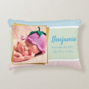 Almofada Decorativa Doce Pastel Baby Boy Foto Histat