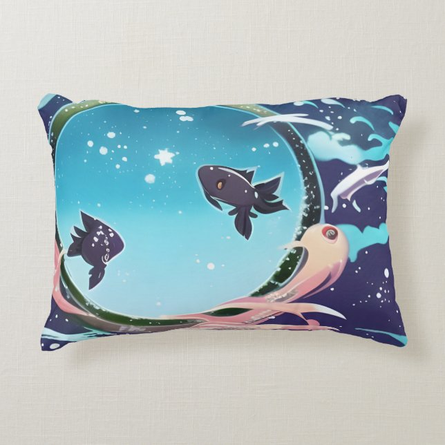 Almofada Decorativa Dois Peixes (Frente)