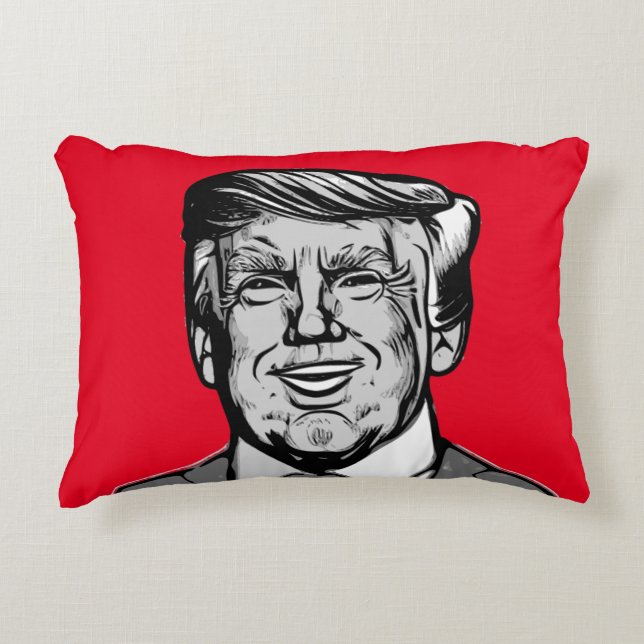 ALMOFADA DECORATIVA DONALD TRUMP (Frente)
