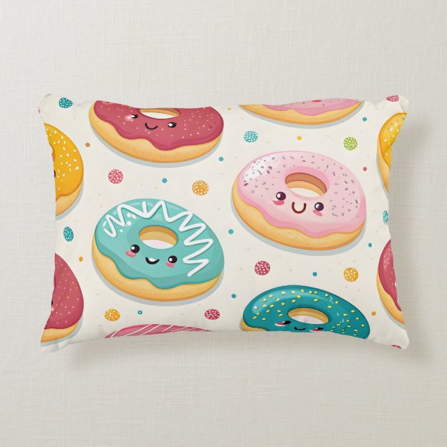 Almofada Decorativa Donuts Pattern (Frente)