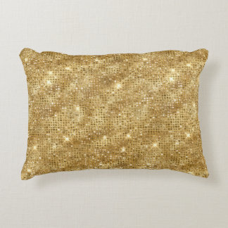 Almofada Decorativa Dourado brilho