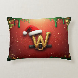 Almofada Decorativa Dourado Brilho Férias W Para Nomes de Inverno