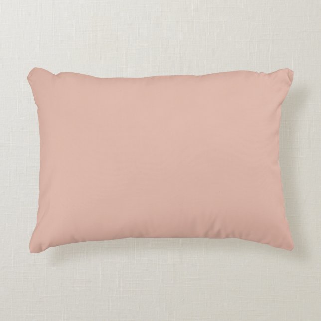 Almofada Decorativa Dourado Rosa, Sólido, Simples, Moderno (Frente)