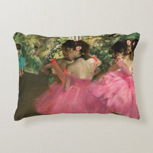 Almofada Decorativa Edgar Degas - Dançarinos a rosa