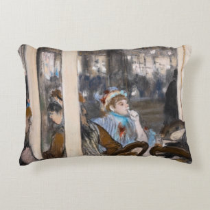 Almofada Decorativa Edgar Degas - Mulheres num Café Terrace à Noite