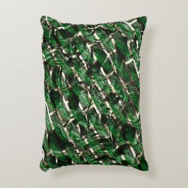 Almofada Decorativa Efeito "muro" verde e bolhas mais escuras?