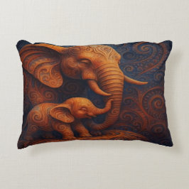 Almofada Decorativa Elefantes Gentis