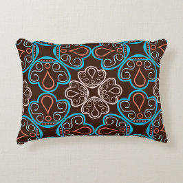 Almofada Decorativa Elegância Floral Quente