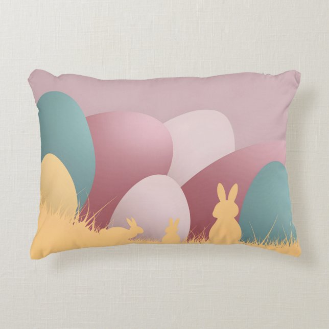 Almofada Decorativa Elegância Páscoa minimalista (Frente)