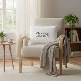 Almofada Decorativa Elegant modern motivational quote Accent Pillow