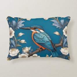 Almofada Decorativa Elegante Turquoise Kingfisher Floral