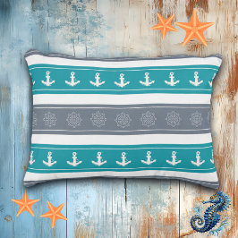 Almofada Decorativa Elementos Náuticos para Barcos de Padrões