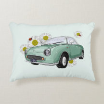 Emerald Green Figaro accent pillow