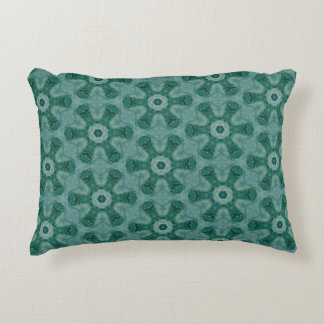 Almofada Decorativa Emerald Starburst Kaleidoscope