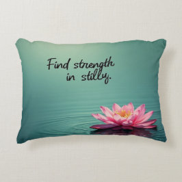 Almofada Decorativa Encontre força na perfeição - Inspiração