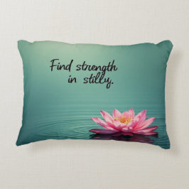 Almofada Decorativa Encontre força na perfeição - Inspiração