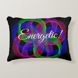 Almofada Decorativa Energetic Double Loop Geometric Accent Pillow