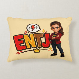 Almofada Decorativa ENTJ — A Conquistadora Visionária