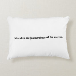 Almofada Decorativa Erros de Travesseiro de Ênfase