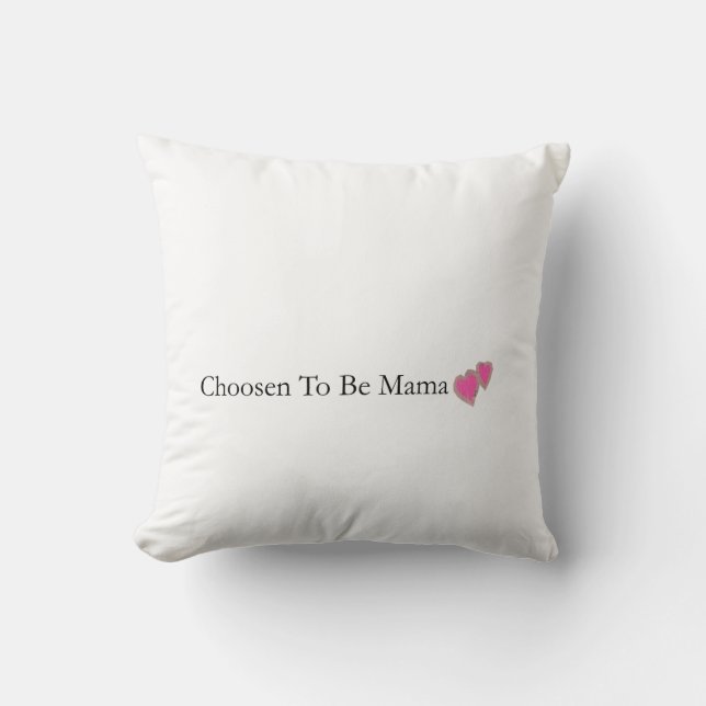 Almofada Decorativa Escolhida Para Ser Mamãe Crist (Frente)