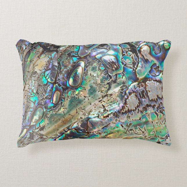 Almofada Decorativa Escudo do paua da rainha (Frente)