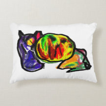 Espera de outono de gato preto