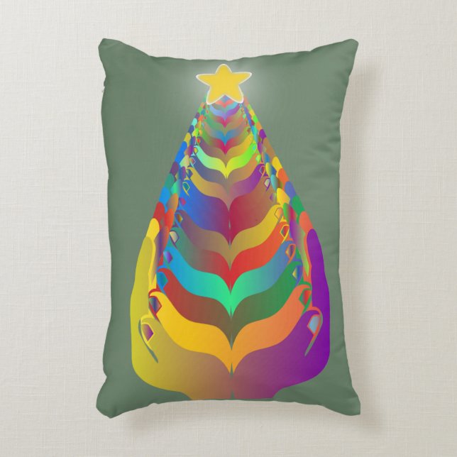 Almofada Decorativa Esperança e União de Natal (Frente(Vertical))