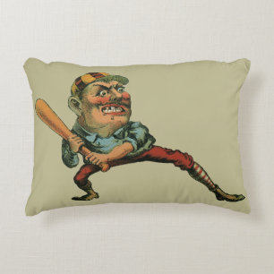 Almofada Decorativa Esportes Antigos, Batedor de Beisebol Irritado