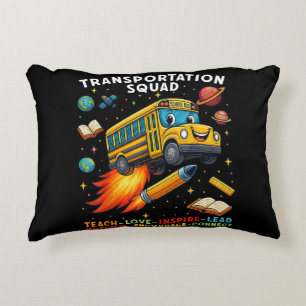 Almofada Decorativa Esquadrão de Transporte Motorista de Ônibus Escola