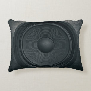 Almofada Decorativa Estilo de gradação, fundo de auto-falante de áudio