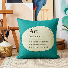 Almofada Decorativa Estilo Dicionário de Arte Pers