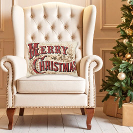 Almofada Decorativa Estilo Dourado de País Vermelho pálido Travesseiro