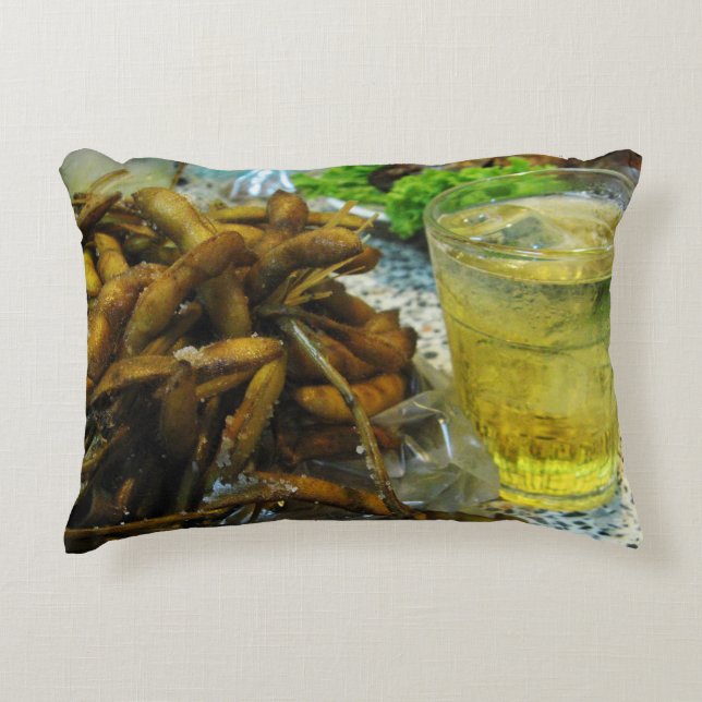 Almofada Decorativa Estilo Tailandês Edamame (Frente)