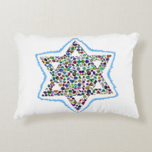 Estrela de Davi feita com Pedras Preciosas