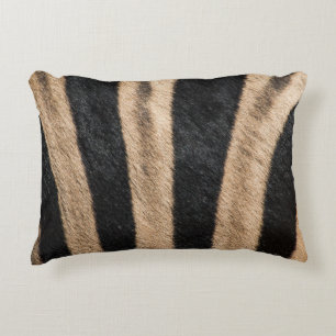 ALMOFADA DECORATIVA ESTRUTURA DE IMPRESSÃO ANIMAL ZEBRA